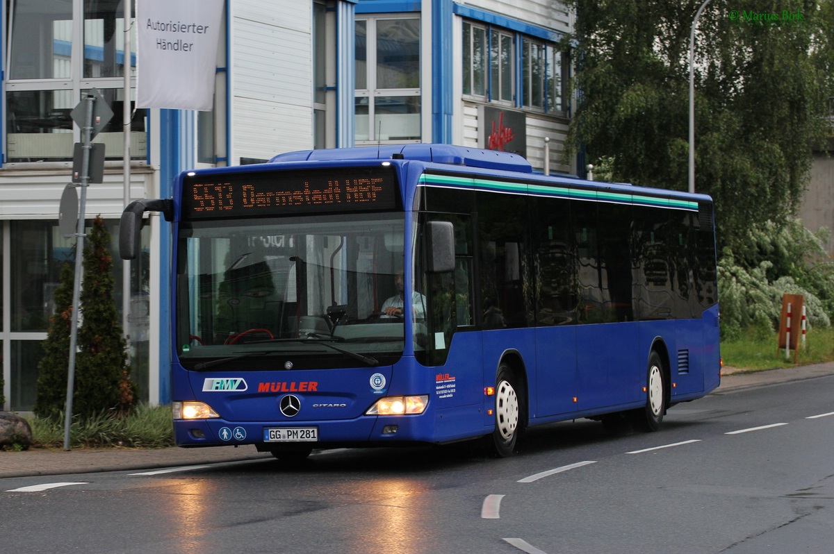 Гессен, Mercedes-Benz O530 Citaro facelift № GG-PM 281