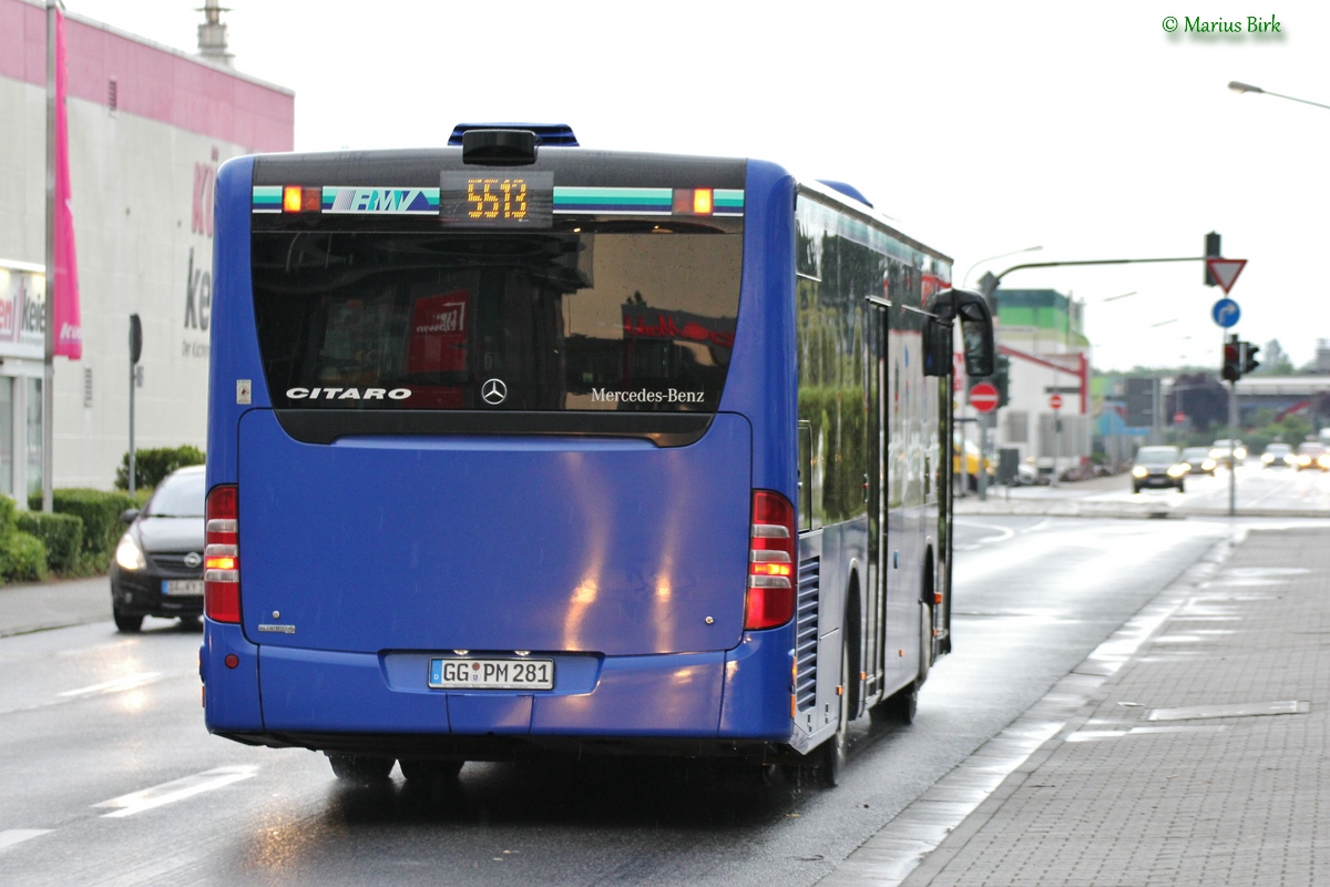 Гессен, Mercedes-Benz O530 Citaro facelift № GG-PM 281