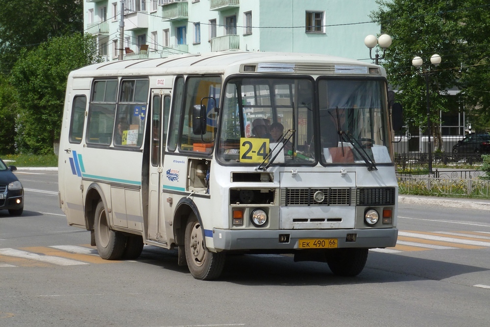 Свердловская область, ПАЗ-32053 № ЕК 490 66