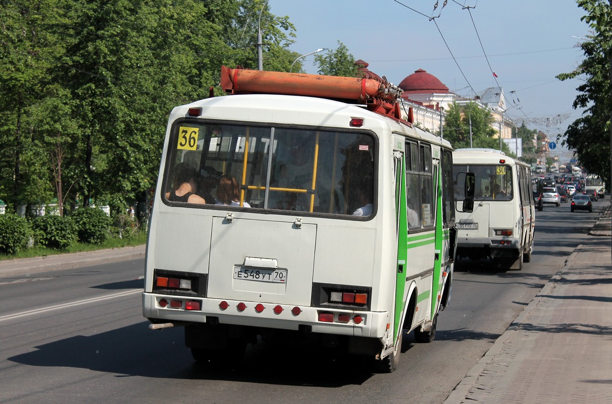 Томская область, ПАЗ-32054 № Е 548 УТ 70