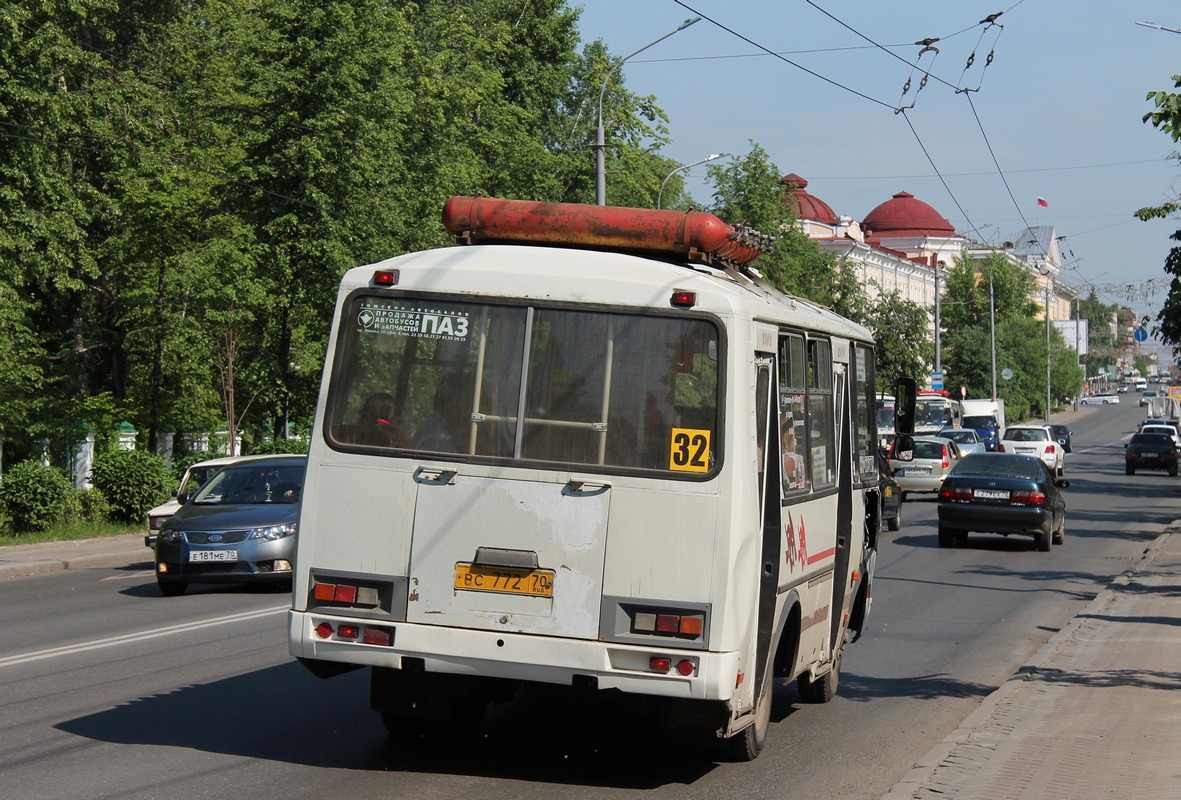 Томская область, ПАЗ-32051-110 № ВС 772 70