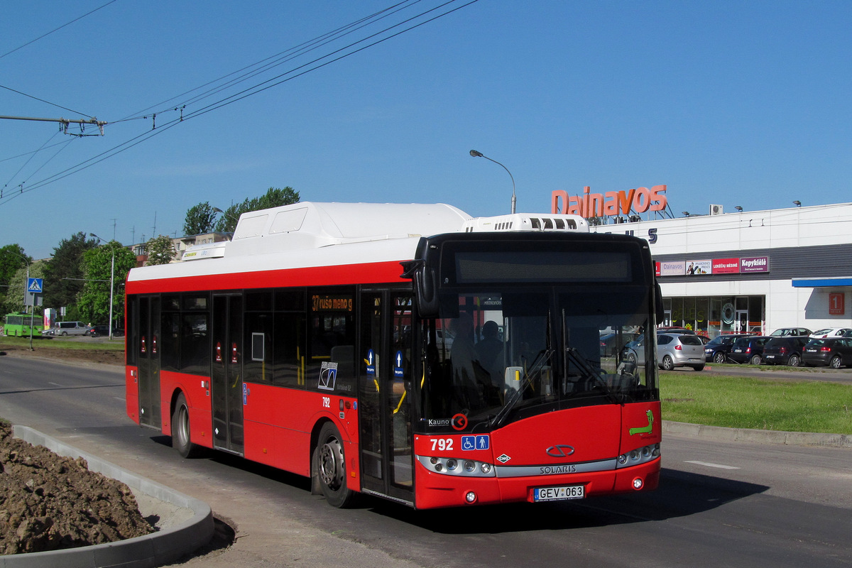 Литва, Solaris Urbino III 12 CNG № 792