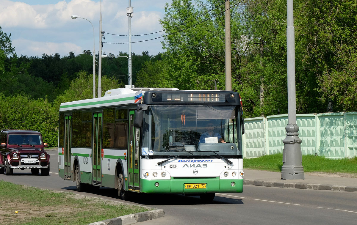 Москва, ЛиАЗ-5292.22 (2-2-2) № 02424