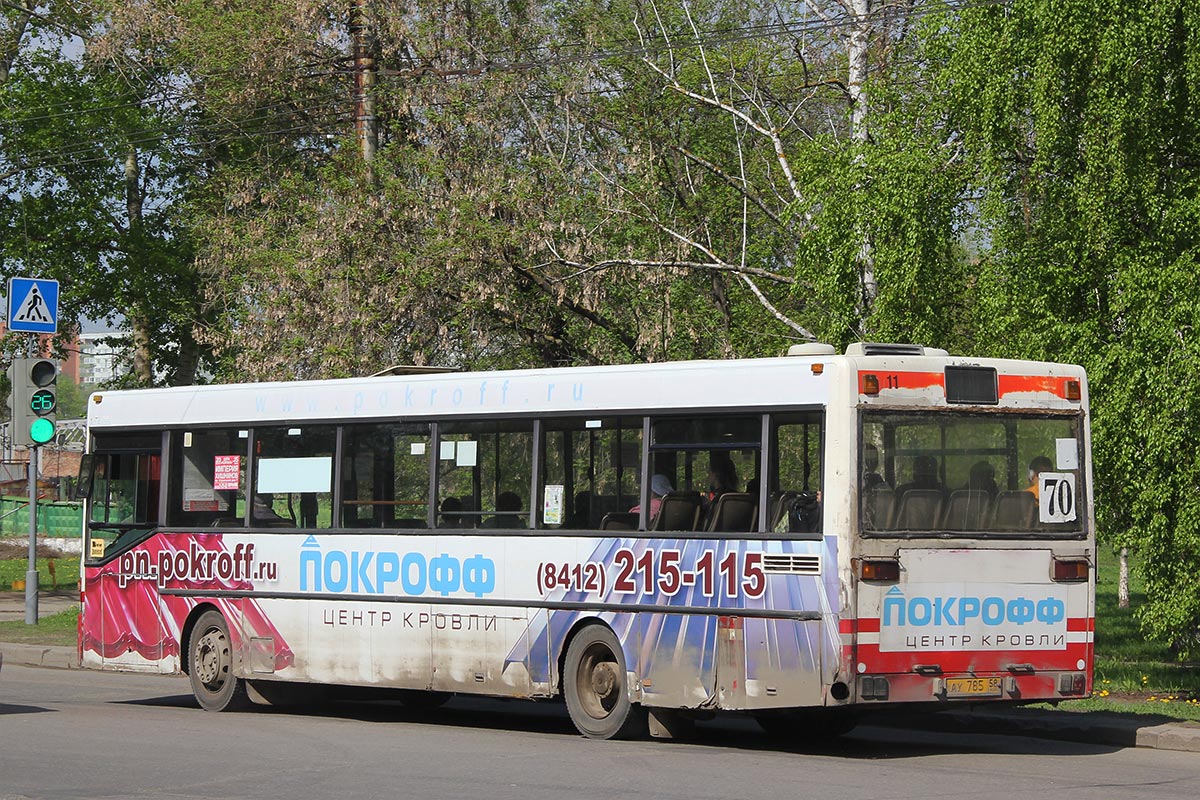 Penza region, Mercedes-Benz O405 Nr. АУ 785 58