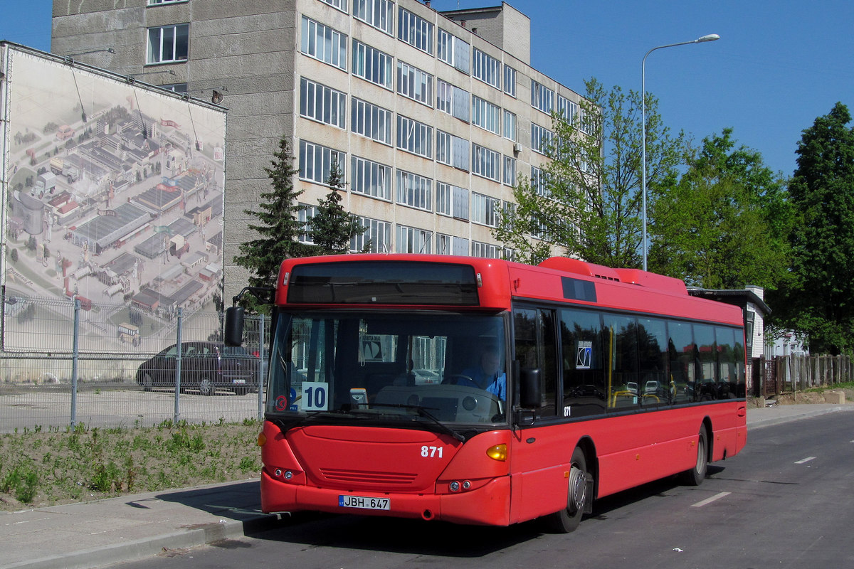 Литва, Scania OmniCity II № 871