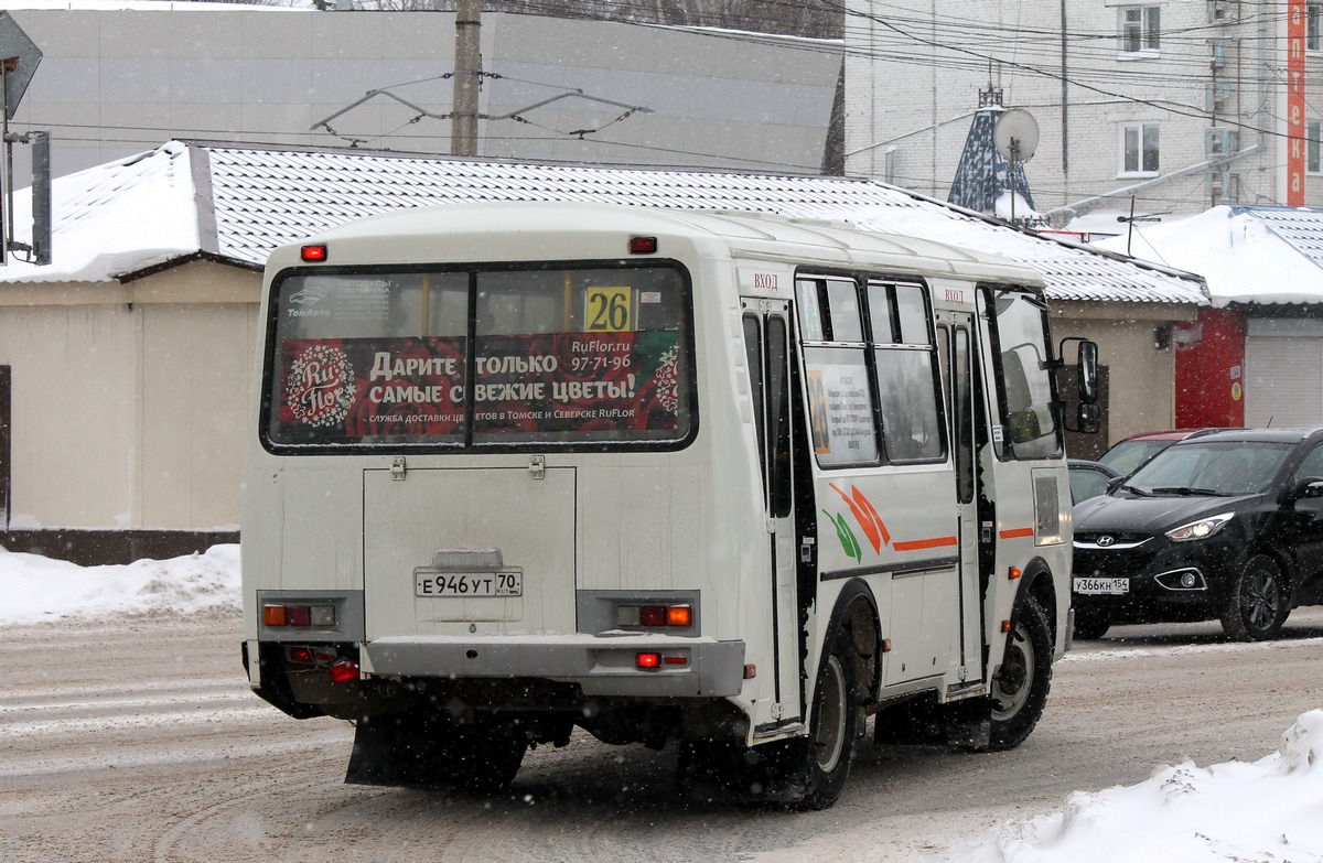 Томская область, ПАЗ-32054 № Е 946 УТ 70