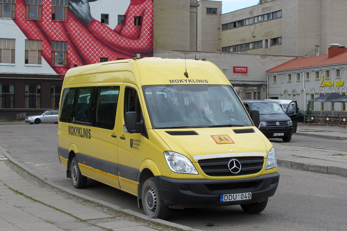 Литва, Mercedes-Benz Sprinter W906 311CDI № DDU 040