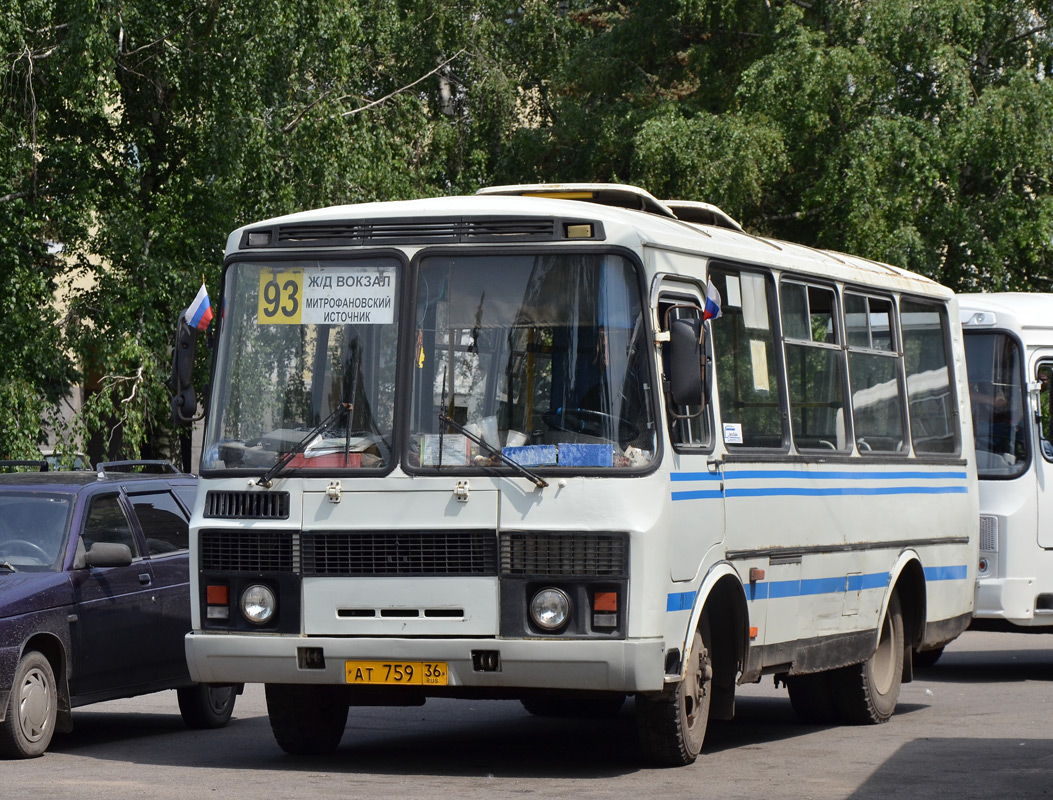 Воронежская область, ПАЗ-32054 № АТ 759 36