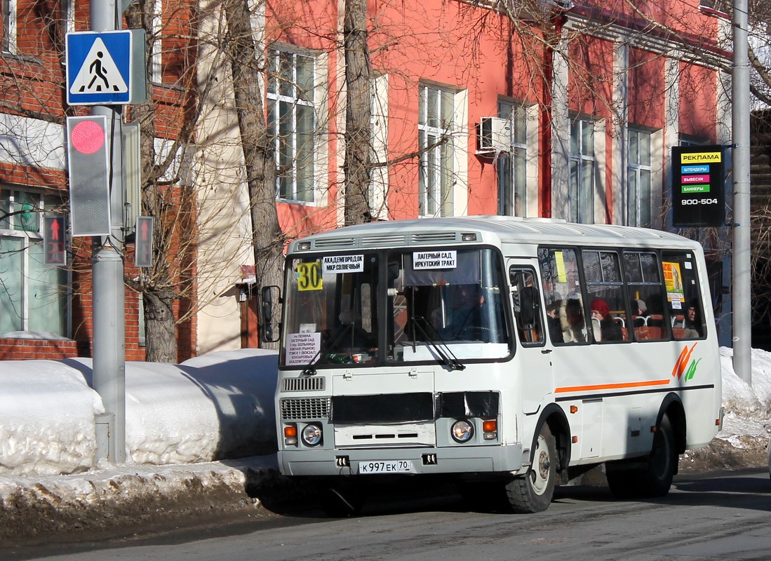 Томская область, ПАЗ-32054 № К 997 ЕК 70