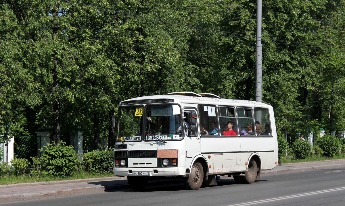 Томская область, ПАЗ-32054 № Е 800 МУ 70