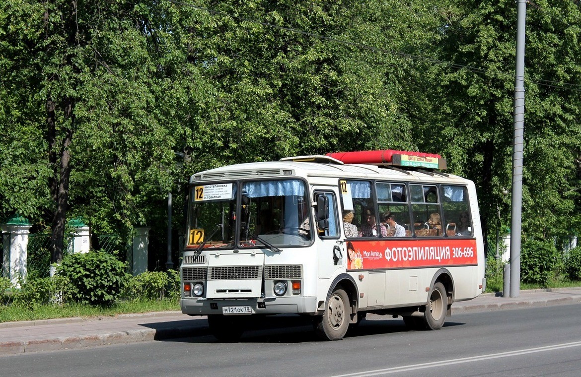 Томская область, ПАЗ-32054 № М 721 ОК 70