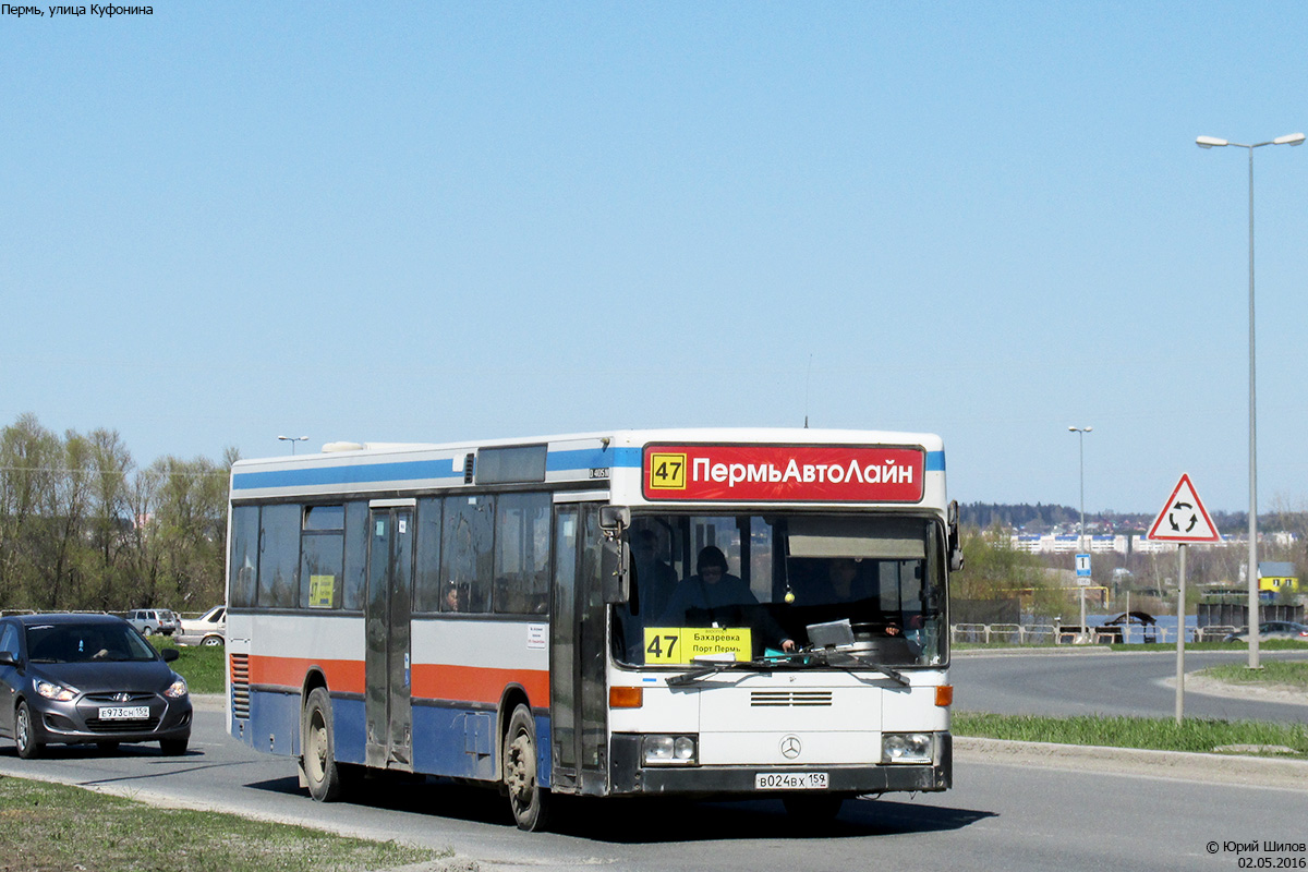 Пермский край, Mercedes-Benz O405N № В 024 ВХ 159