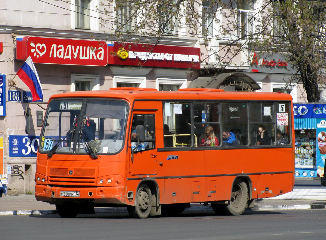 Нижегородская область, ПАЗ-320402-05 № М 220 МН 152