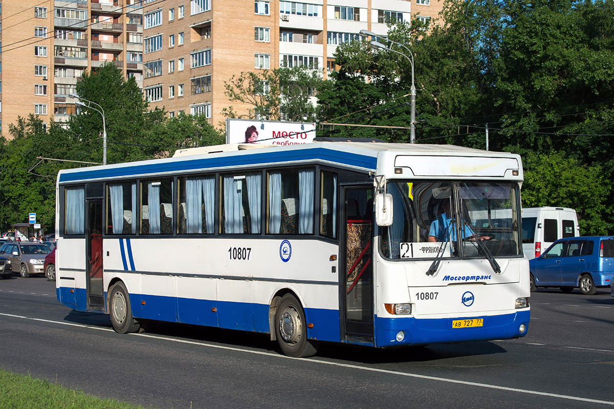 Москва, ЛиАЗ-52562R (ГолАЗ) № 10807