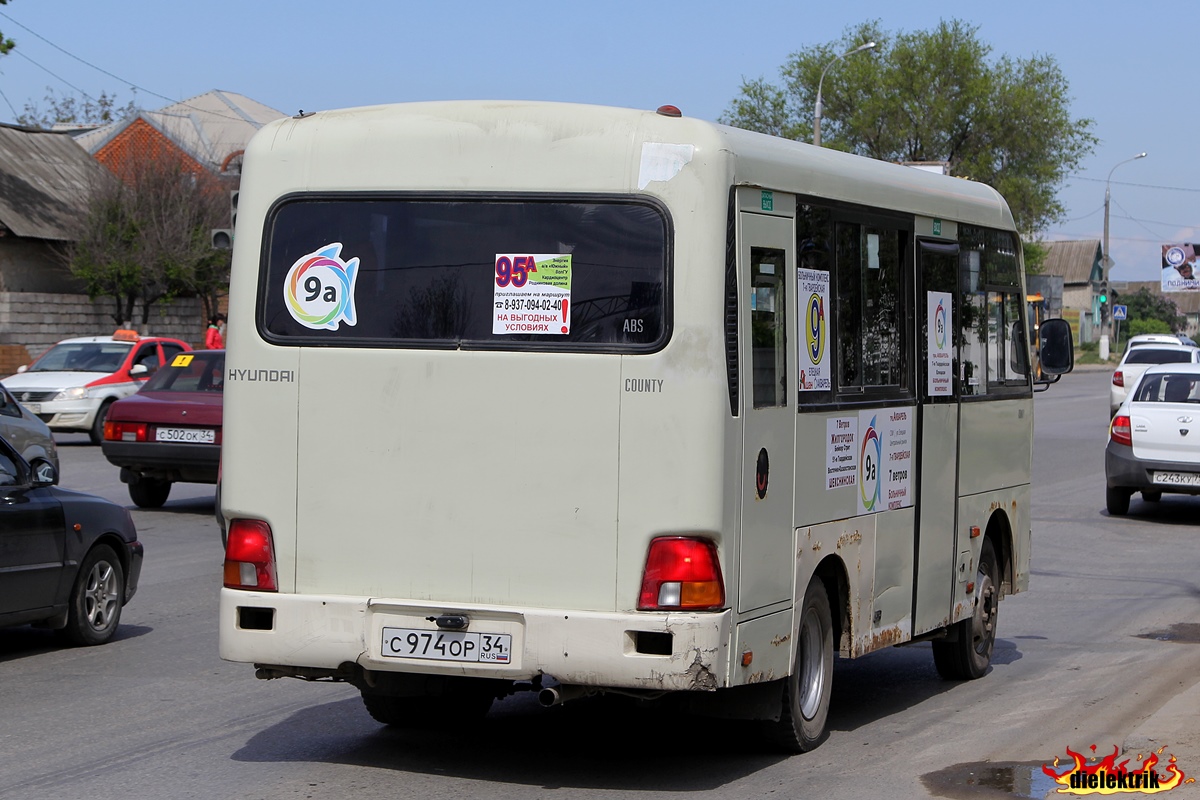 Волгоградская область, Hyundai County SWB C08 (РЗГА) № С 974 ОР 34