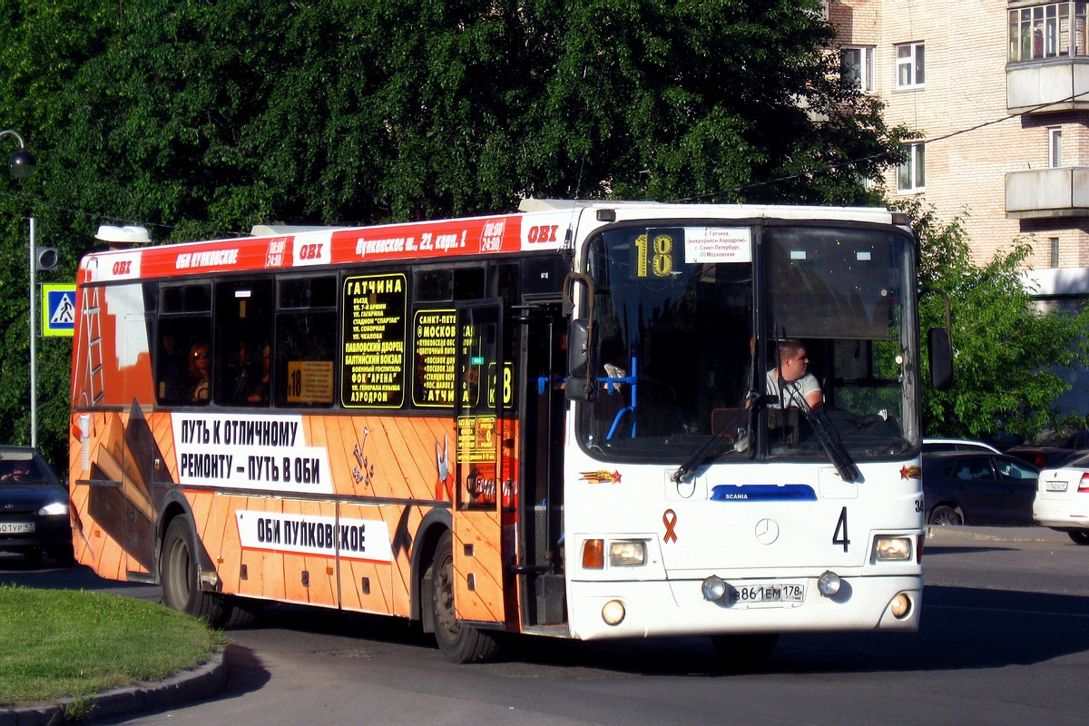 Ленинградская область, ЛиАЗ-5256.58 № 3488