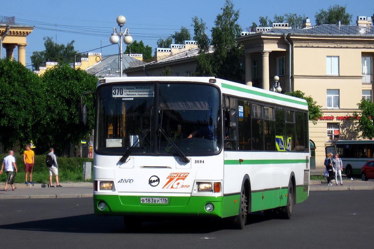 Санкт-Петербург, ЛиАЗ-5293.53 № 3594