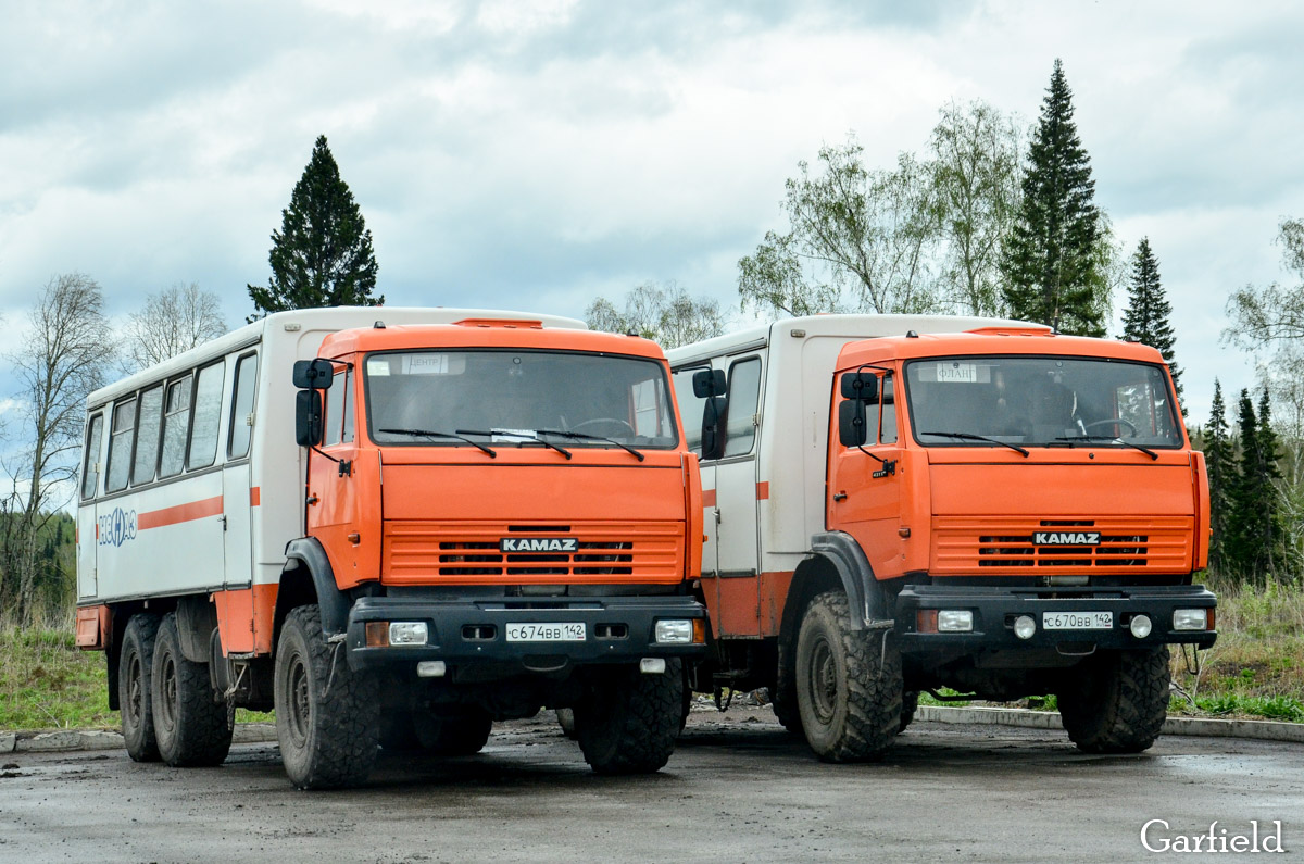Кемеровская область - Кузбасс, НефАЗ-4208-10-30 № С 674 ВВ 142