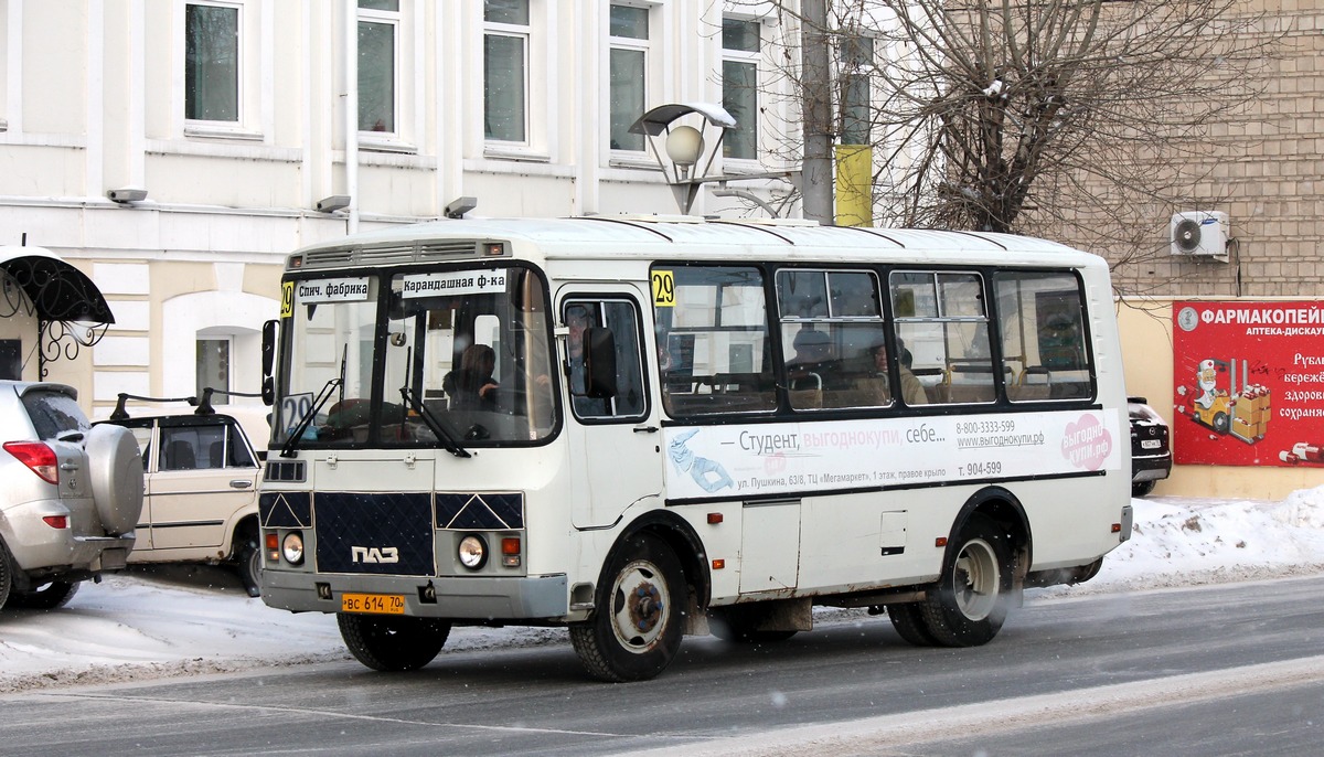 Томская область, ПАЗ-32054 № ВС 614 70