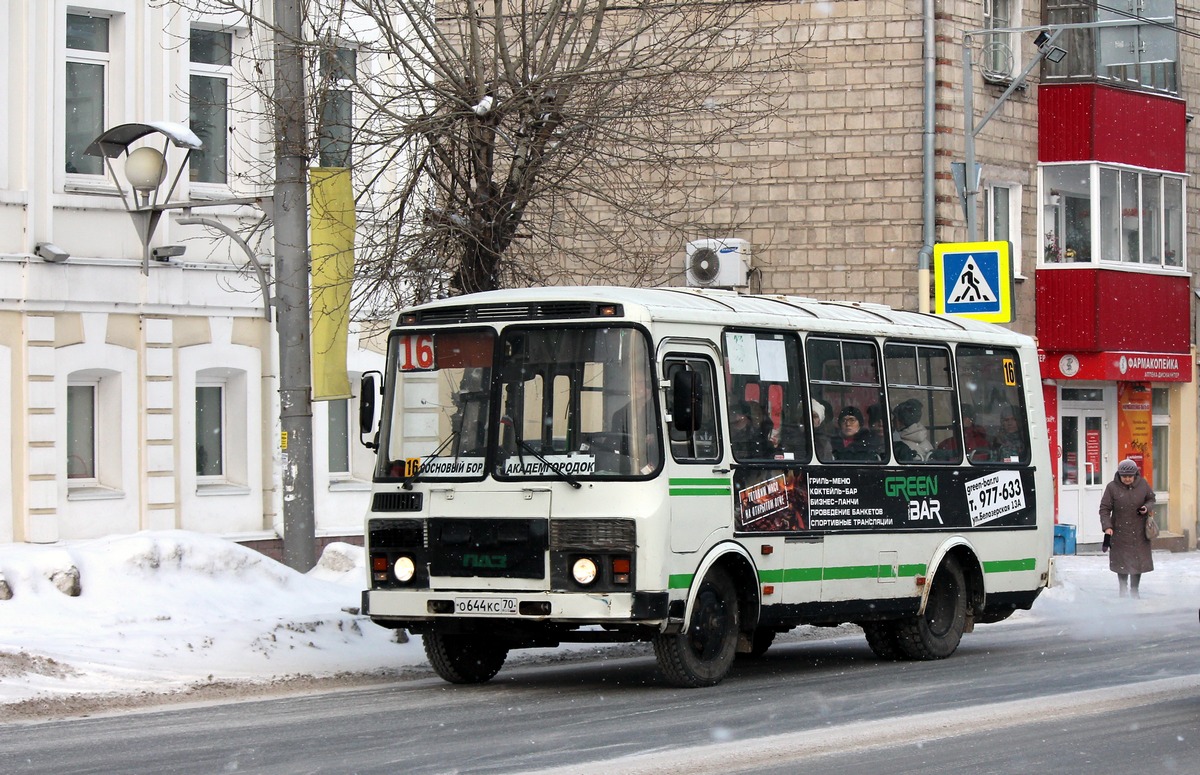 Томская область, ПАЗ-32051-110 № О 644 КС 70