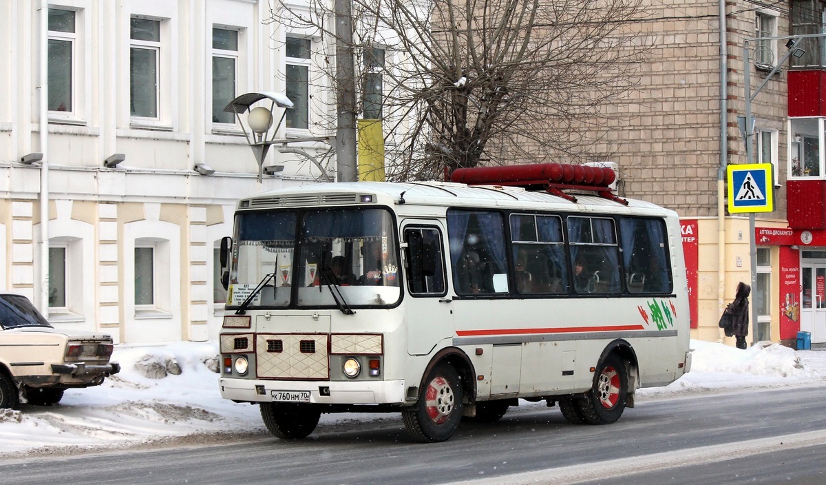 Томская область, ПАЗ-32054 № К 760 НМ 70