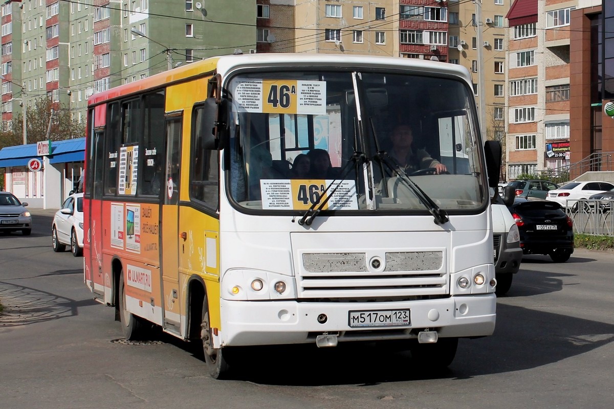 Stavropol region, PAZ-320402-03 č. М 517 ОМ 123
