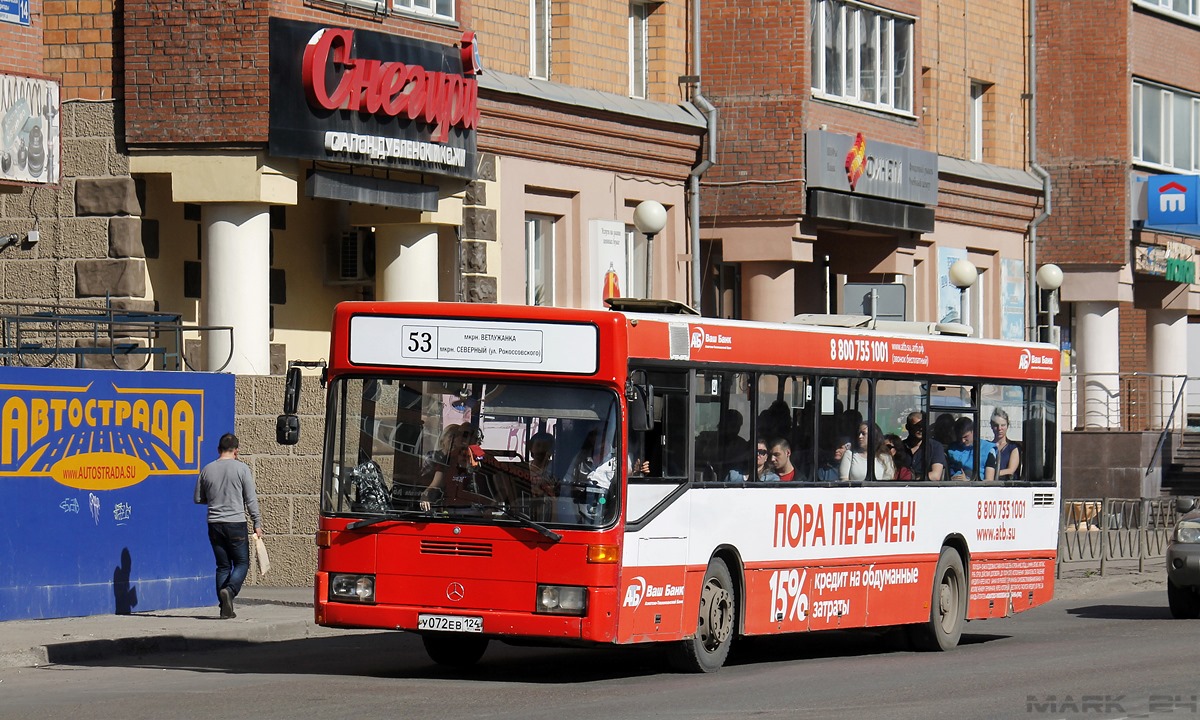 Красноярский край, Mercedes-Benz O405N № У 072 ЕВ 124