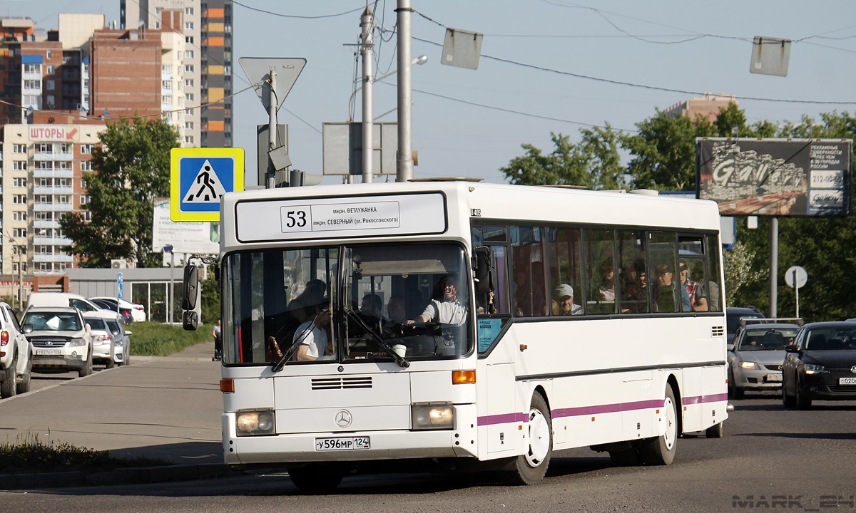 Красноярский край, Mercedes-Benz O405 № У 596 МР 124