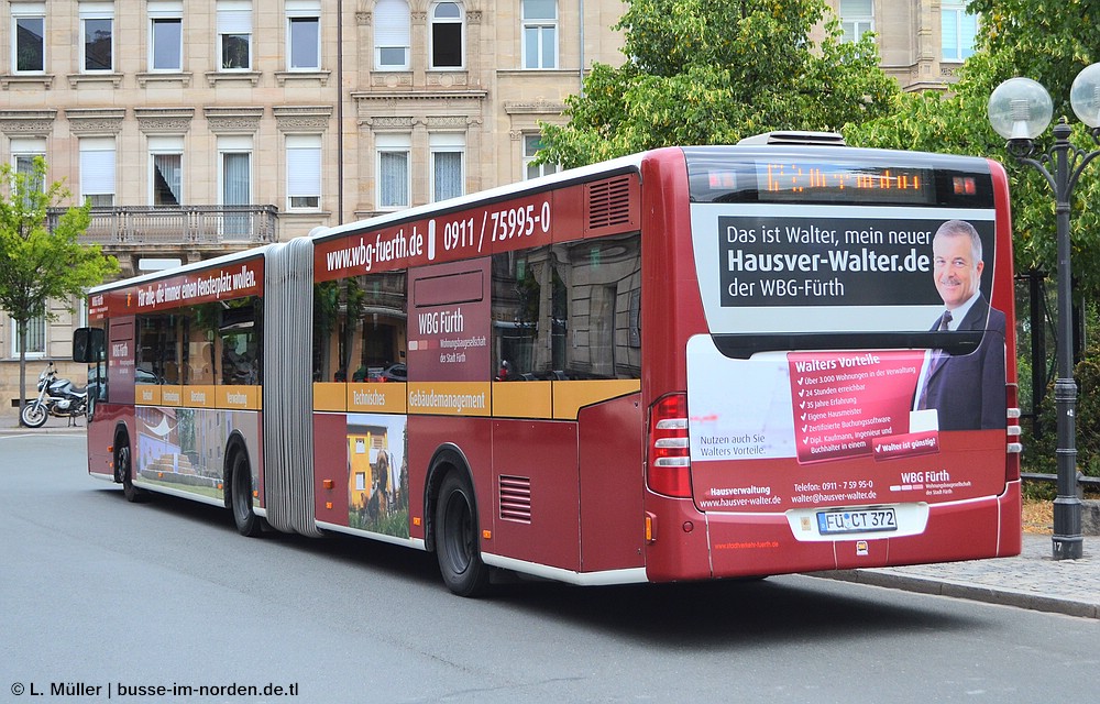 Бавария, Mercedes-Benz O530G Citaro facelift G № 372