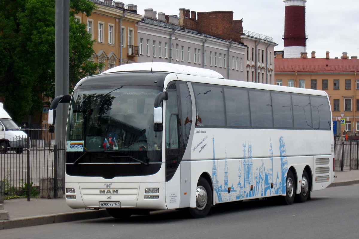 Petrohrad, MAN R08 Lion's Coach L RHC444 L č. В 200 КУ 178