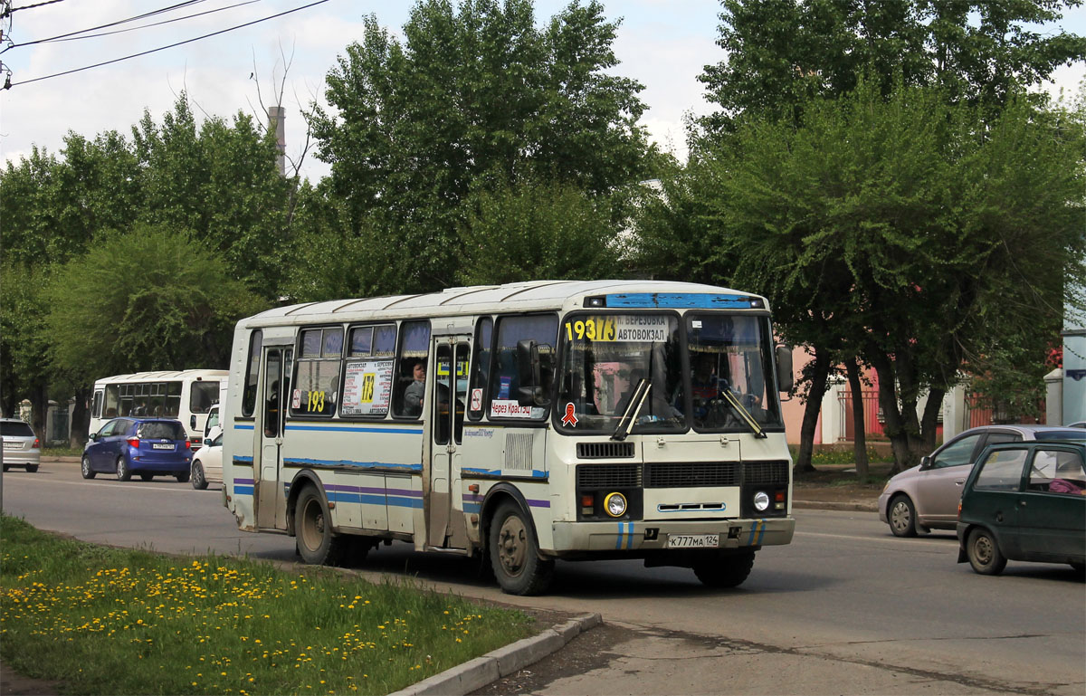 Автобус 173 онлайн на карте Красноярска