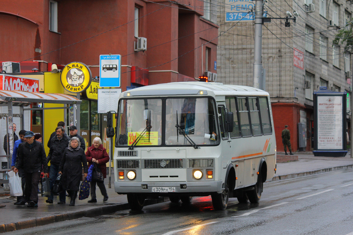 Новосибирская область, ПАЗ-32054 № Е 309 РН 154