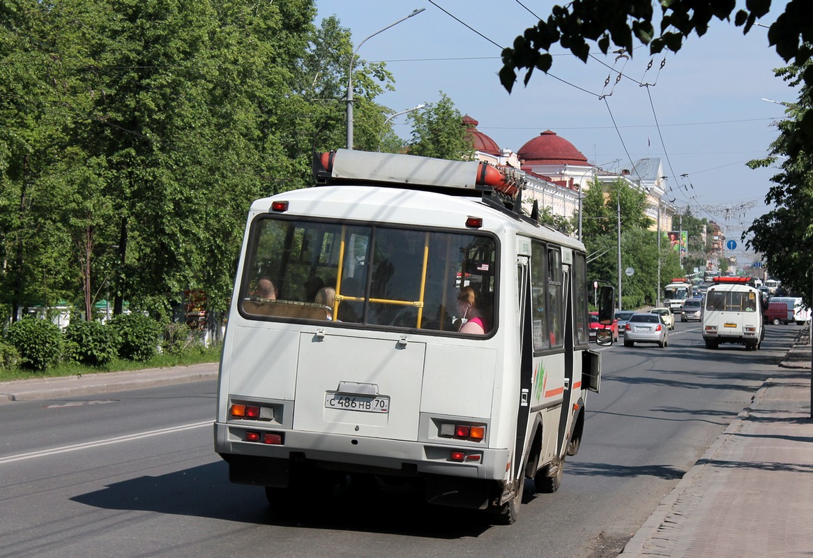 Томская область, ПАЗ-32054 № С 486 НВ 70