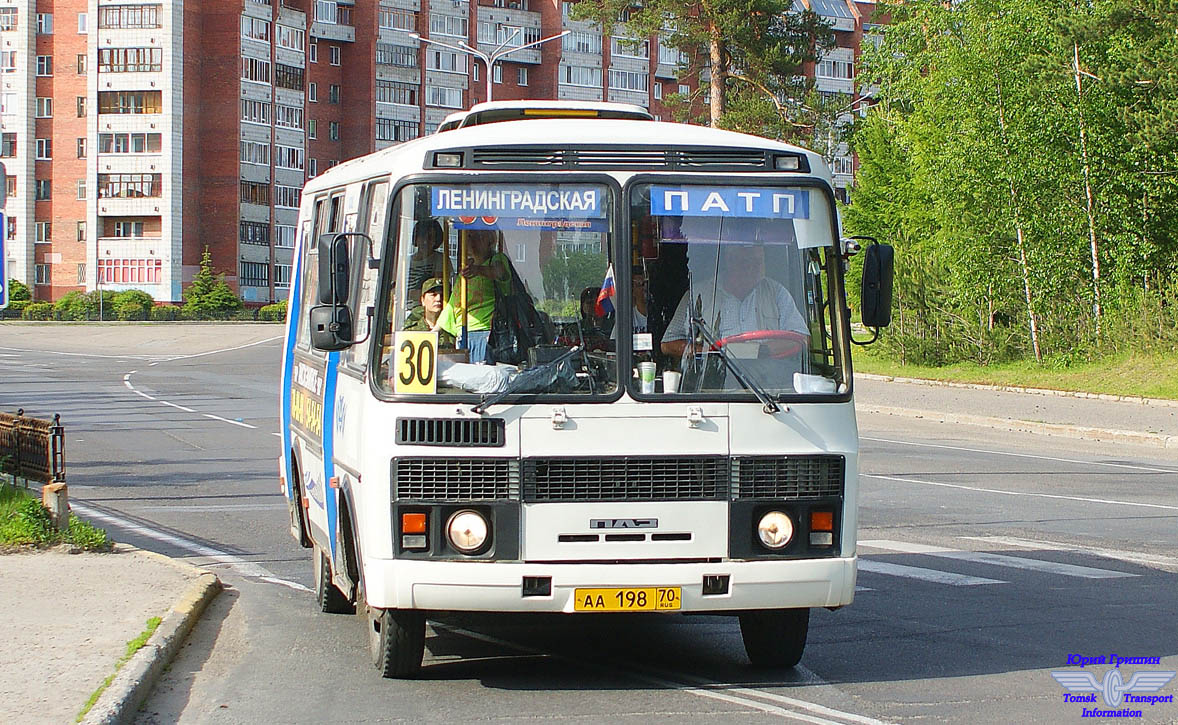 Томская область, ПАЗ-32054 № АА 198 70