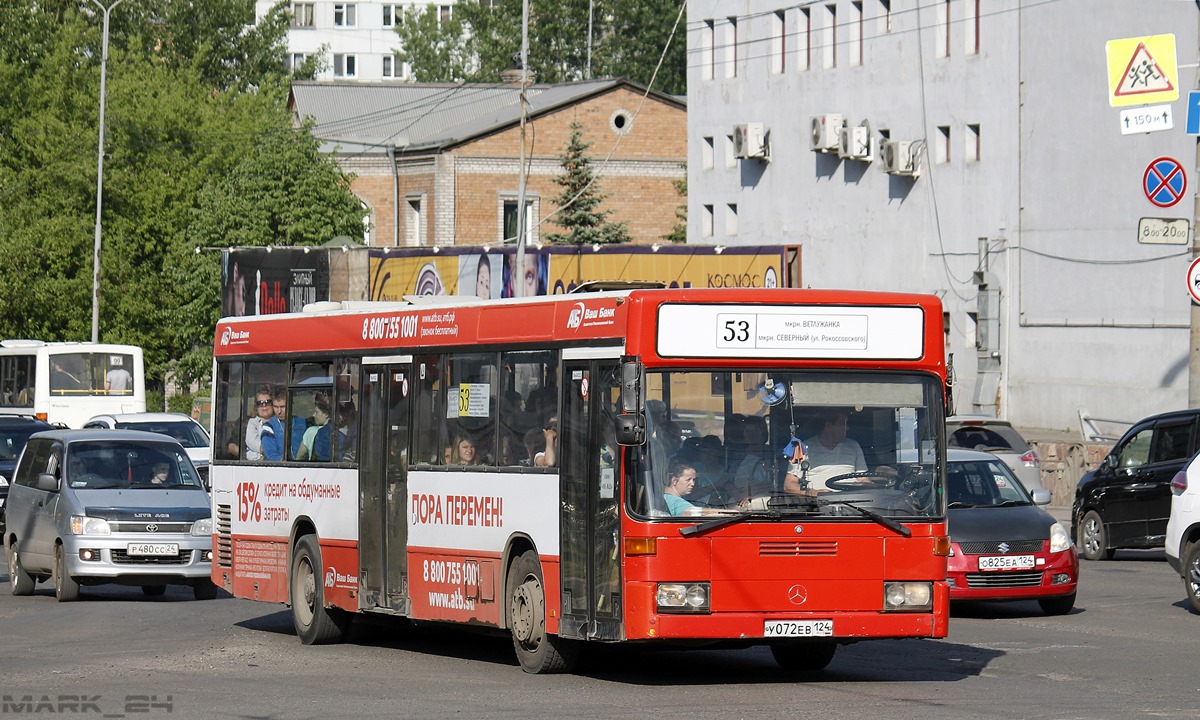 Красноярский край, Mercedes-Benz O405N № У 072 ЕВ 124