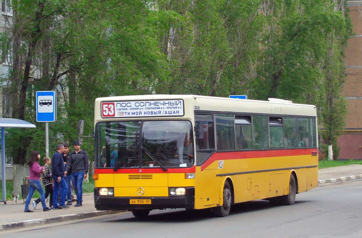 Саратовская область, Mercedes-Benz O405 № АХ 934 64