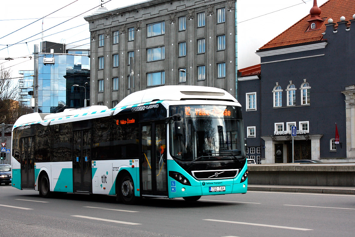 Эстония, Volvo 7900 Hybrid № 2732