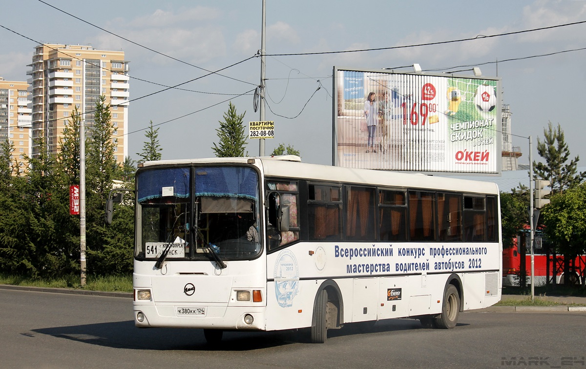 Kraj Krasnojarski, LiAZ-5256.58 Nr К 380 КК 124