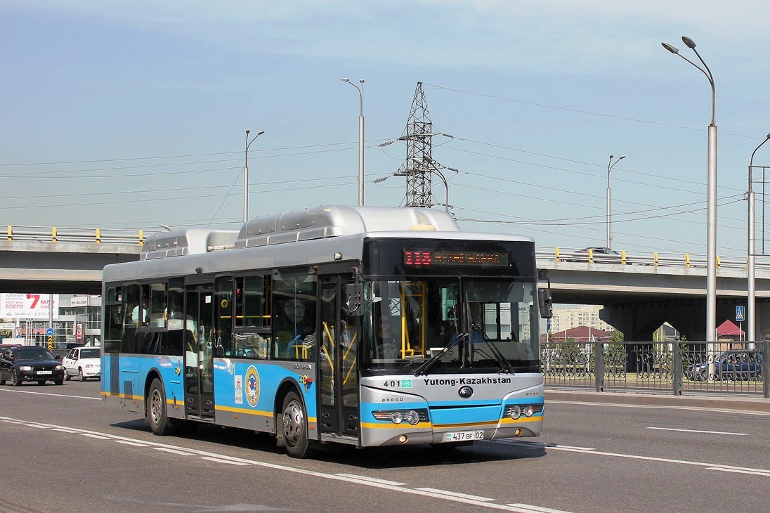 Алматы, Yutong ZK6118HGA № 401