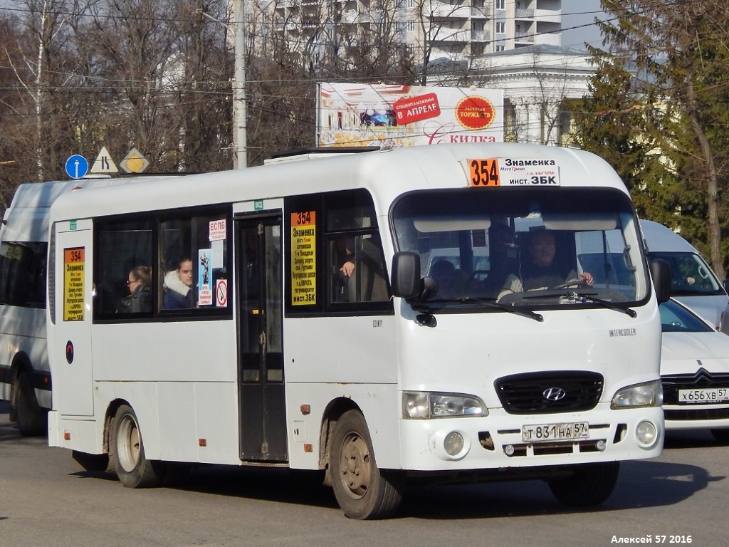 Орловская область, Hyundai County LWB C09 (ТагАЗ) № Т 831 НА 57