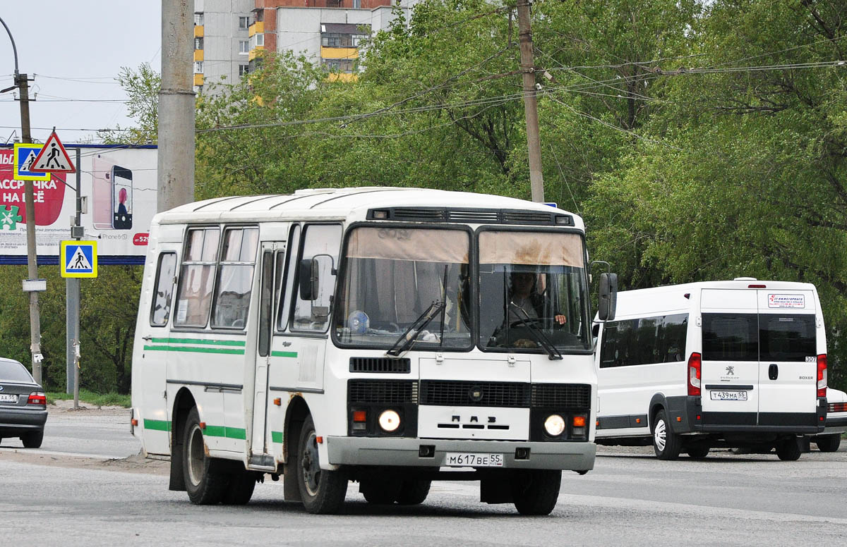 Омская область, ПАЗ-32053 № М 617 ВЕ 55