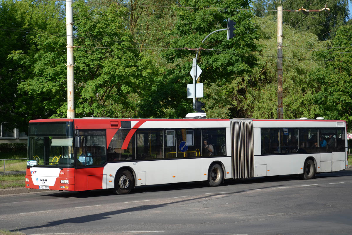 Литва, MAN A23 NG313 CNG № 447