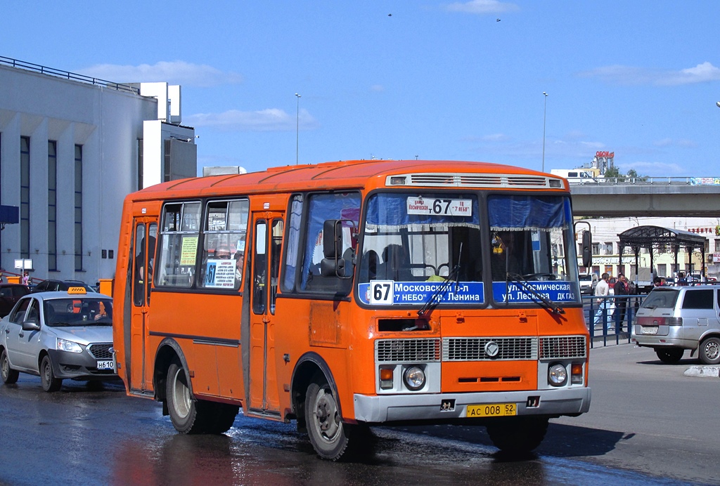 Нижегородская область, ПАЗ-32054 № АС 008 52