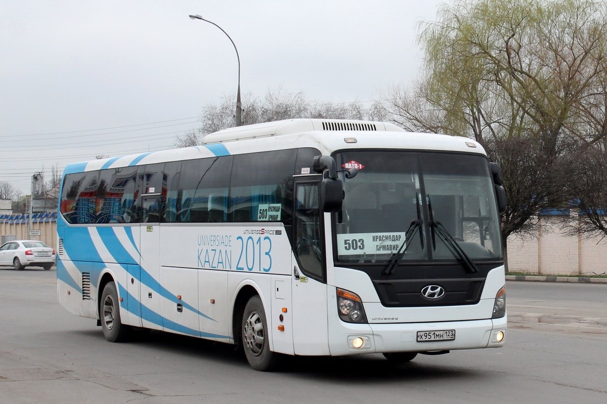 Краснодарский край, Hyundai Universe Space Luxury № Х 951 МН 123