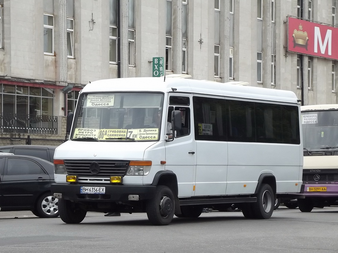 Одесская область, Mercedes-Benz Vario 814D № BH 6356 EX; Одесская область, БАЗ-А079.24 "Мальва" № 36