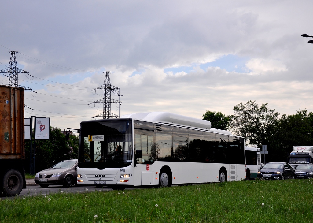 Санкт-Петербург, MAN A21 Lion's City NL313 CNG № 7511