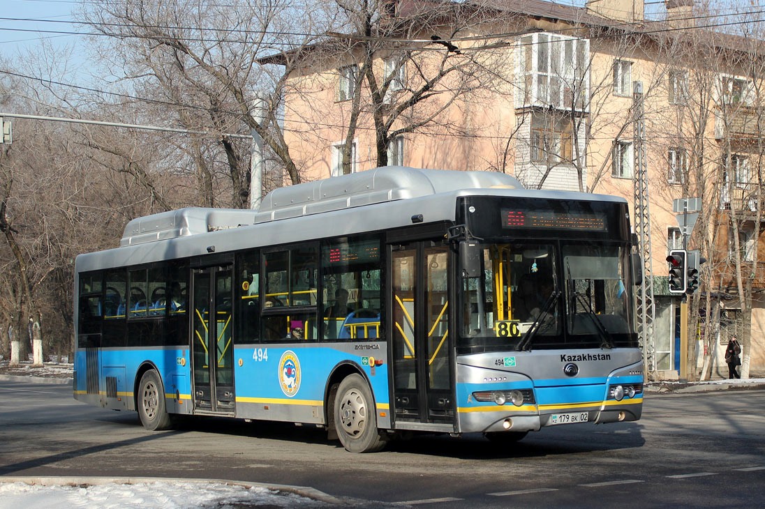 Алматы, Yutong ZK6118HGA № 494