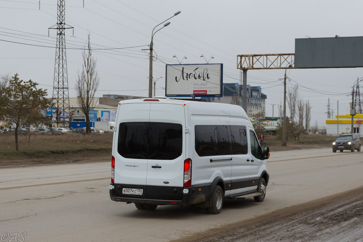 Волгоградская область, Ford Transit FBD [RUS] (Z6F.ESG.) № В 007 КС 134