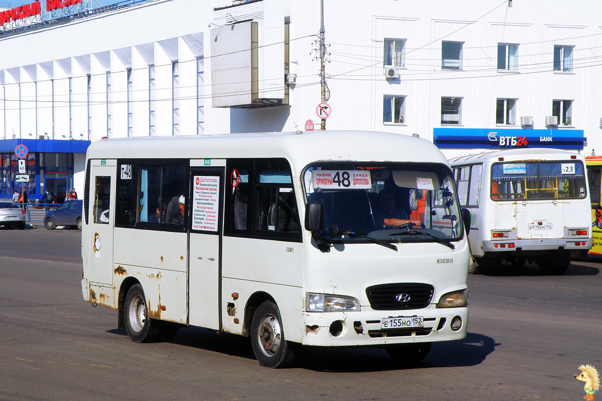Nizhegorodskaya region, Hyundai County SWB (all TagAZ buses) č. Е 155 НО 152