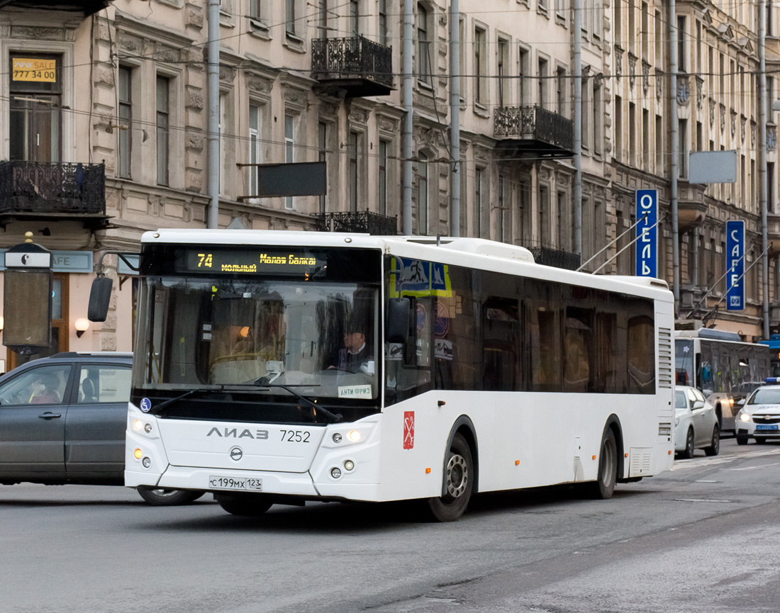 Санкт-Петербург, ЛиАЗ-5292.30 № 7252